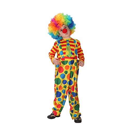 Tag des Kindes Tag des Kindes Leistung Kostüm Cosplay Clown Kleidung Halloween Set (Color : B, Größe : XL)