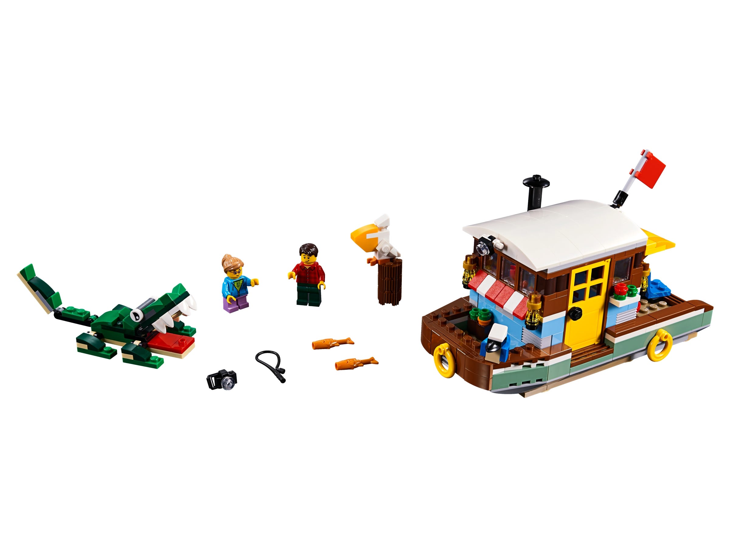 LEGO Konstruktionsspielsteine "Hausboot (31093) LEGO Creator" (396-tlg)