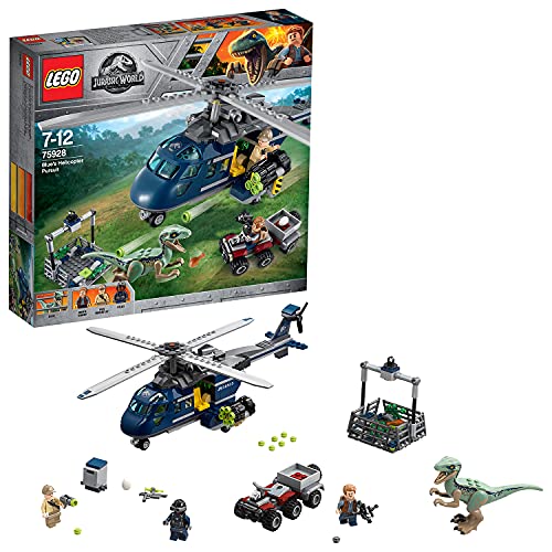 LEGO Konstruktionsspielsteine "Blue's Hubschrauber-Verfolgungsjagd (75928) LEGO Jurassic World™" (397-tlg)